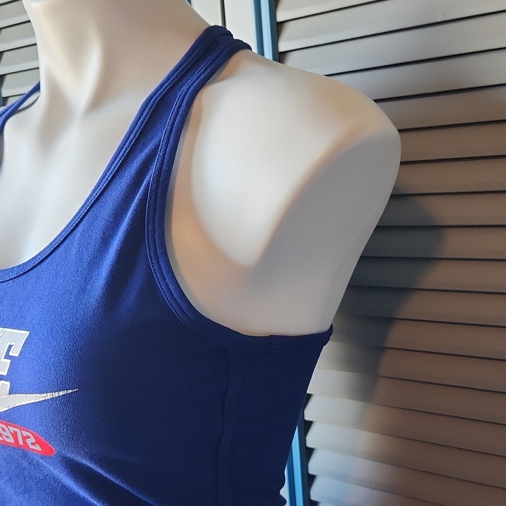 Nike Blue Racerback Tank Top - Picture 6 of 10